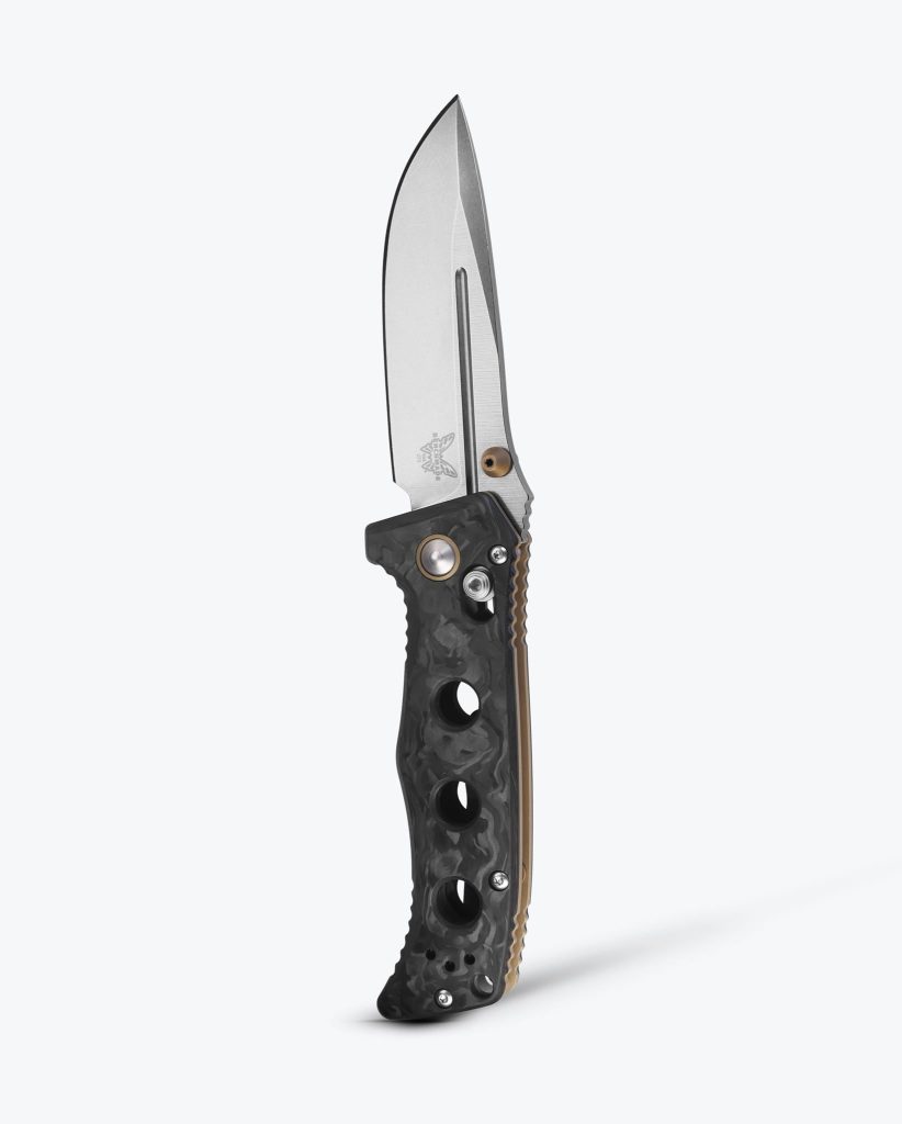 Mini Adamas? | Marbled Carbon Fiber | Drop-point